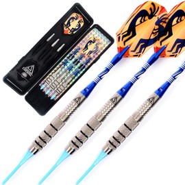 CUESOUL Tungsten Soft Tip Darts - Precision Barrel 0.5 oz (85% Tungsten)