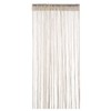 WedDecor Beige String Curtains Glitter Fringe Panel Fly Screen Room