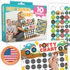Hadley Designs Potty Training Chart for Toddlers Boys -10 Sticker