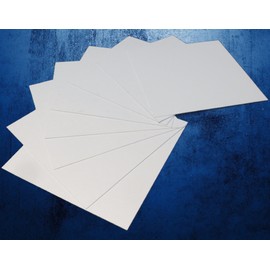 .060 High Impact PolyStyrene Plastic Sheet - 8 pack - 12 x 12" White, Smooth, 1/16th thick HIPS / PolyStyrene