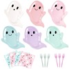 Halloween Plates and Napkins, Pastel Ghost Party Tableware Set, Serves