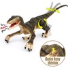 FRUSE Remote Controlled Dinosaur Toy, 2.4 GHz Realistic Velociraptor Robot