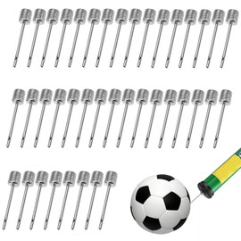 40 Pcs Football Pump Needles, Football Pump Adapter Needle With Side Holes, Ball Needle for Pumps Ball Inflator Needles, for Inflating SportsBall Volleyball, Handball and Basketball Etc