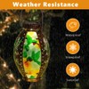 VEWOGARDEN Hummingbird Solar Lantern Hanging Solar Lanterns Outdoor Waterproof Decorative