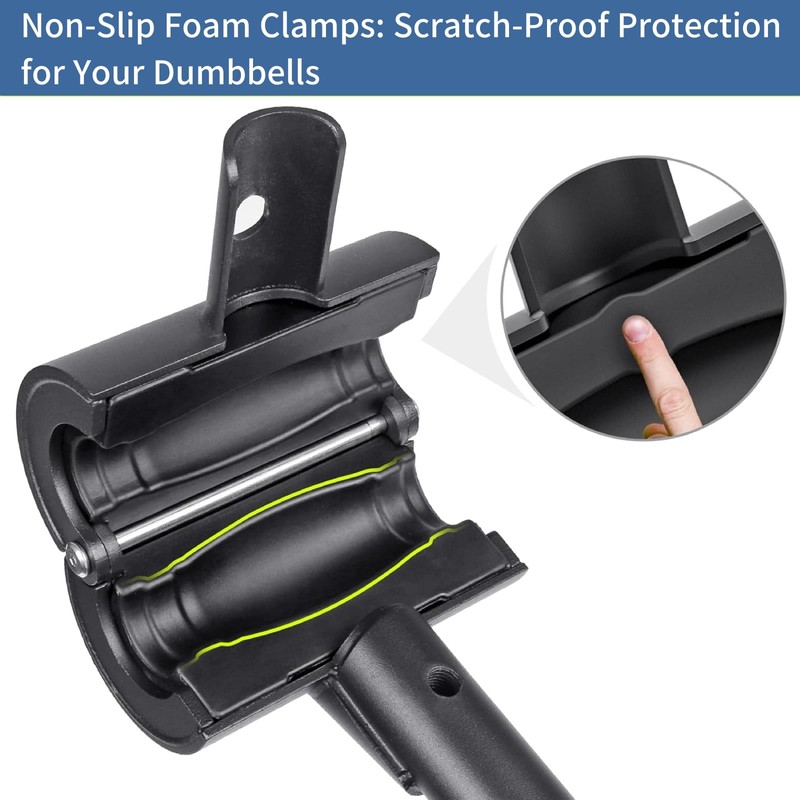 Kipika Dumbbell Converter, Adjustable EZ Curling Bar Adapter, Convert Dumbbells