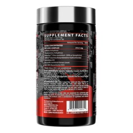 Nutrex Research Lipo 6 Black Ultra Concentrate Quemador One Pill Only Pote con 60 cápsulas Sin sabor