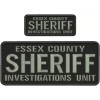ESSEX C SHERIFF I UNIT EMB PATCH 4X10 AND 2X5