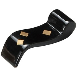 山下 Crafts 箸置ki Black 7 X 2.3 X/1.7 cm Black Checkered Ordinary Type Chopsticks Size 14084930