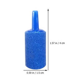50Pcs Aquarium Air Stones for Oxygen Pumping, Small Bubble Stones for Fish Tank Aeration and Water Filtration, Durable Sand Cylinder Air
