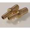 Set of 2 Brass Hose Connectors: Versatile Hose Connector and