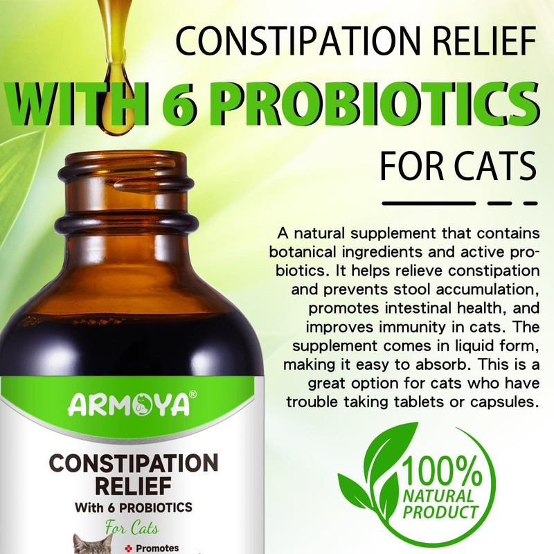 Cat Constipation Relief, Cat Laxative, Constipation Relief for Cat, Cat