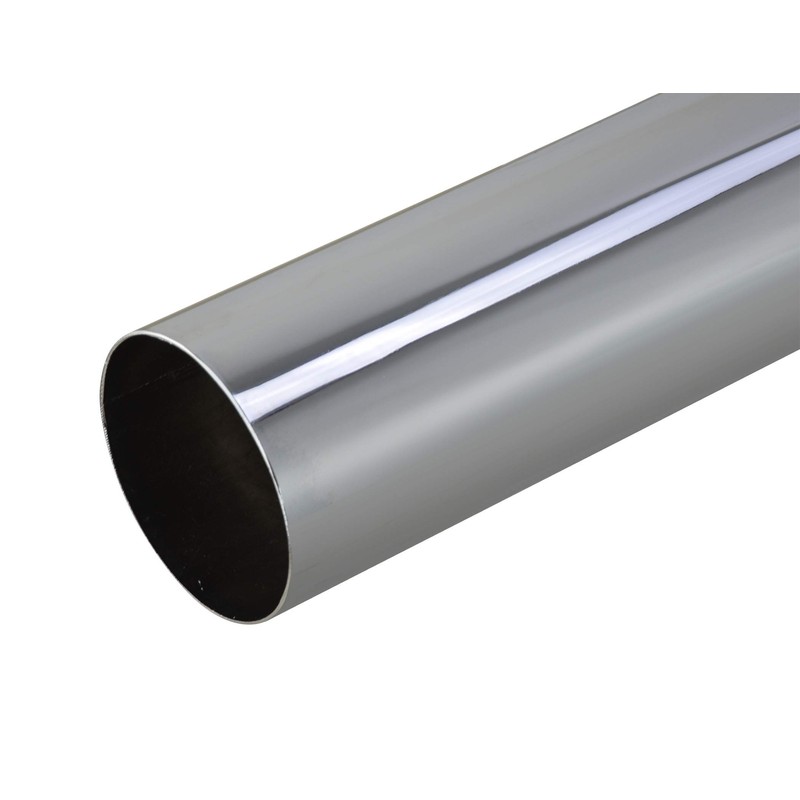 5" OD×24" Curved Chrome Exhaust Stack Pipe