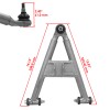 Caltric Front Lower Right A-Arm for Yamaha Warrior 350 YFM350X