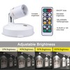 Ruiqas Wireless Rotating Dimmable Spotlight with Remote Control for Pictures,