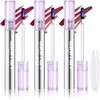 Erinde 3Pcs Tinte Labial Peel-off, Brillo Labial Líquido Mate,134