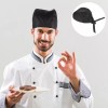 Clicmania Gorro D Cocinero Chef Ajustable Unisex Cofia Bandana Pañuelo
