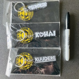 "Handmade" Anime Rubber strap keychain combo deal / Three styles / New in package