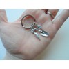 Gardening Keychain Gift, Shovel Corn & Carrot Charm - Thanks