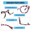 JM 3 Pack Oversized Cat Eye Reading Glasses for Women