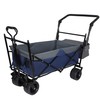 ESPIDOO 480Lbs Collapsible Wagon with Canopy: Heavy Duty Folding Cart
