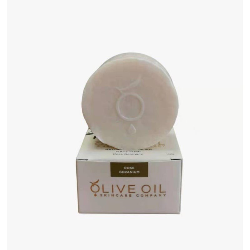 Olive Oil Skin Care Company Rose Geranium Pure Soap 100