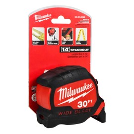 Milwaukee 48-22-0230 30 ft. x 1.3 in. Wide Blade Tape Measure