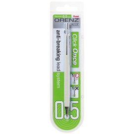 Mechanical Pencil Orenz 100% Shatterproof in Blister Card 0.5mm White
