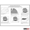 OMAC Car Bonnet Mask Hood Bra for RAM ProMaster 2014-2026