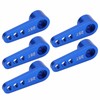 5Pcs 25T Servo Horns Aluminium Alloy Steering Servo Arms Blue