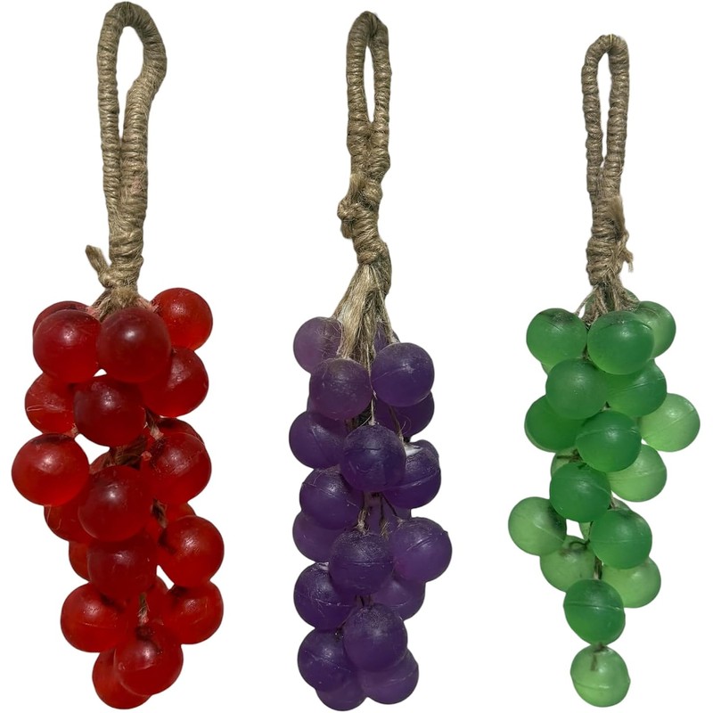 jabon en forma de racimo de uvas artesanal hecho a