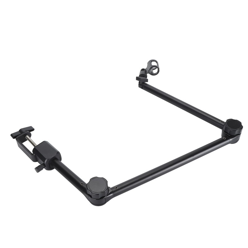 Microphone Arm Stand 180 Degree Adjustable Stable Durable Carbon Steel