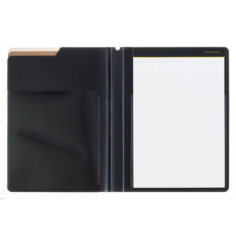 Maruman Mnemosyne Notepad and Holder, blk