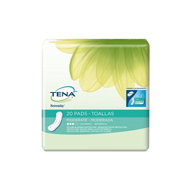 Tena Serenity Bladder Control Pads-Absorbency Moderate Description Light Regular Packaging