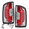 PIT66 Tail Lights w/Bulbs Compatible with GMC Canyon 2017 2018