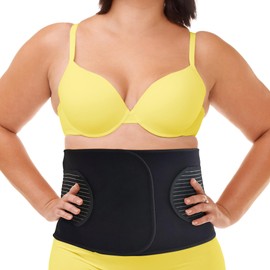 Hernia Belt for Men or Women - Plus Size Abdominal Binder Post Surgery Tummy Tuck Support Belts for Umbilical Hernias, Inguinal, Navel Belly Hernias, Hysterectomy, Postpartum Stomach Pad (XXL)