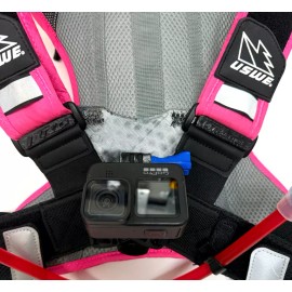 USWE Hydration Pack GoPro camera mount - Red, round, Bayonet