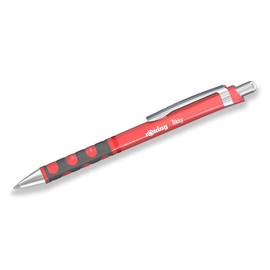 rOtring Tikky III Ballpoint Pen - Coral Pink Body | Blue Ink | Ergonomic Grip | Smooth Writing | Unusual Pastel Pen for School, Office & Journaling | Aesthetic Stationery