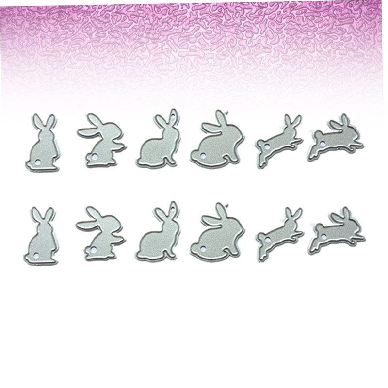 VILLFUL 2 Set Mini Rabbit Carbon Steel Cutting Dies for