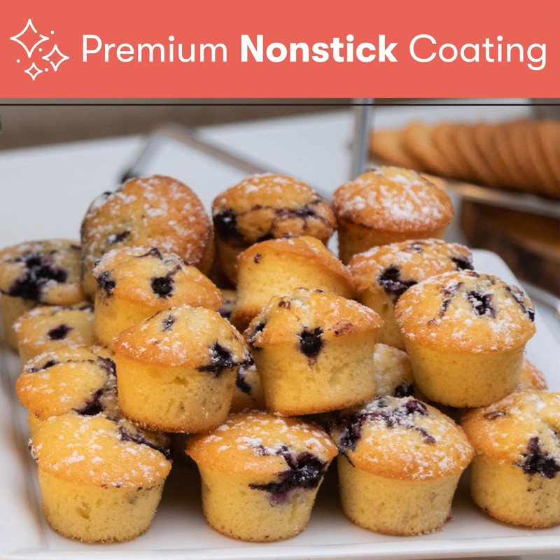 Cooking Light Mini Muffin Pan Carbon Steel Quick Release Coating,