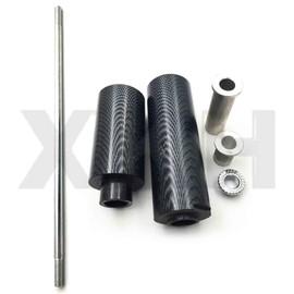 SMT-Frame Slider Crash Protector Compatible With 2002 2003 2004 2005 2006 Honda Rc51 Carbon [B00RUEOZ7I]