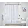 iDesign Constellation PEVA Shower Curtain– Water Resistant Bathroom Shower Curtain