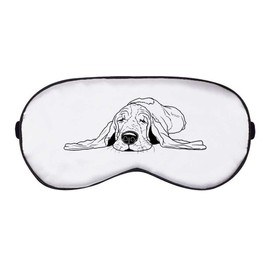 'Sleepy Basset Hound' Sleep/Travel Eye Mask (EY00010493)