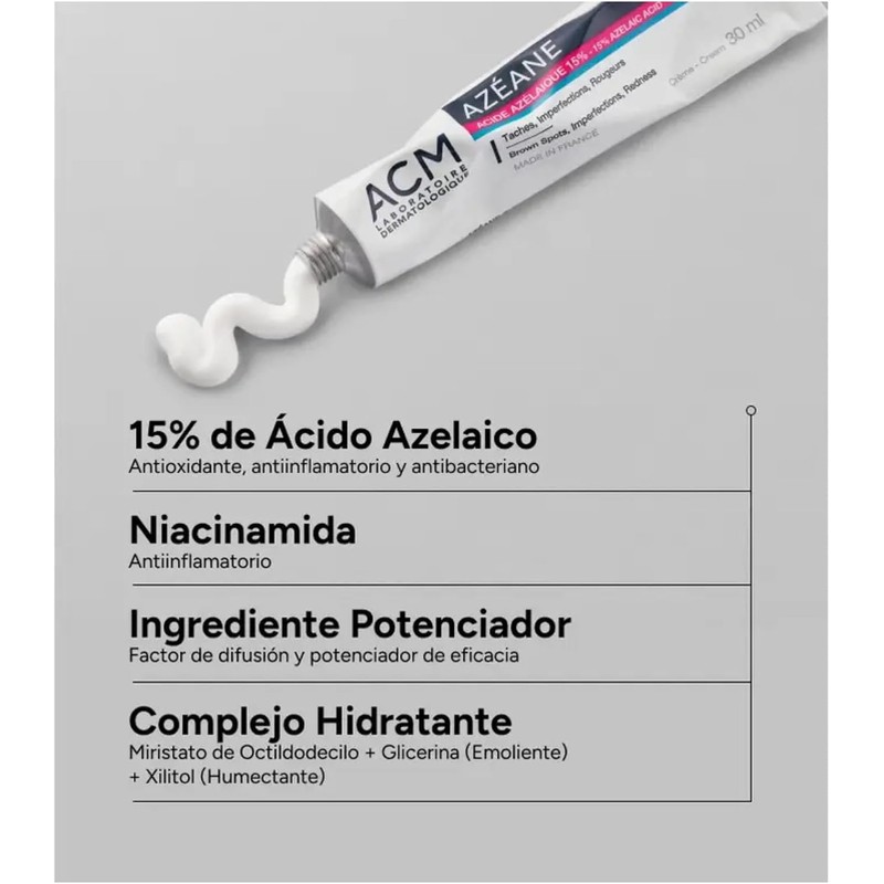 AZEANE ACIDO AZELAICO 15% CREMA 30ML, (ACM)