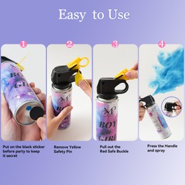 M CRIATIVO MAGNET Gender Reveal Fire Extinguisher for Boy, Fire Extinguisher Gender Reveal, Gender Reveal Blue Smoke (2PCS)