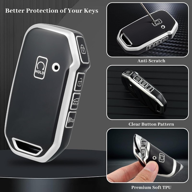 OFFCURVE Funda de Llave Compatible con Kia - Funda Protectora
