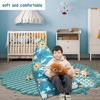 LOLOMLO Stuffed Animal Storage Bean Bag Chair Cover, 52" x