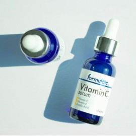 Formulaic Vitamin C Face Serum with Vitamin E & Ferulic Acid, Skin Brightening Serum, Revitalizes Skin and Evens Skintone, Fragrance Free, 1 Fl Oz