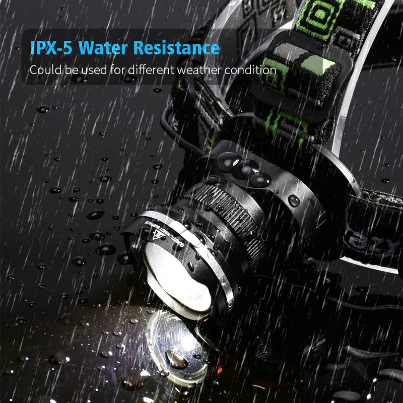 CrazyFire LED Headlamp, Super Bright Headlamp Headlight Flashlight, 3 Modes