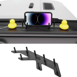 JOYTUTUS Dashboard Duck Holder Mount Compatible with 2018-2023 Wrangler JL 2020-2023 Gladiator JT, Duck Plug Landing Pad for Wrangler Dash Board