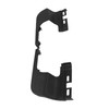 TJHSM Black Plastic Rear Bumper End Cap Step Pad Left